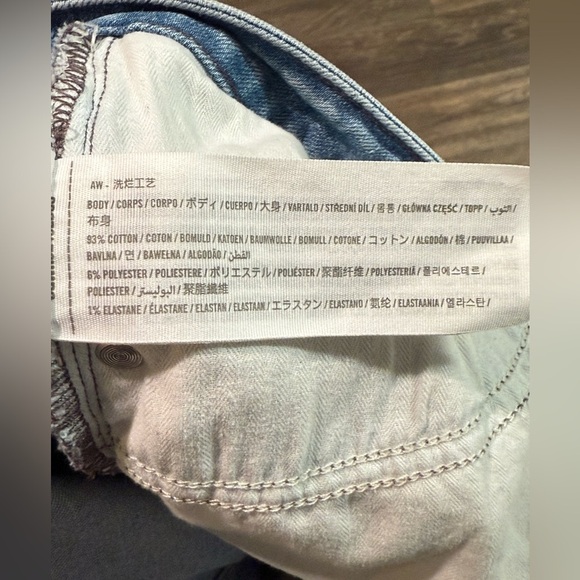 The Super Skinny Ankle High Rise 16R Abercrombie & Fitch Light Wash Distressed - Picture 4 of 4